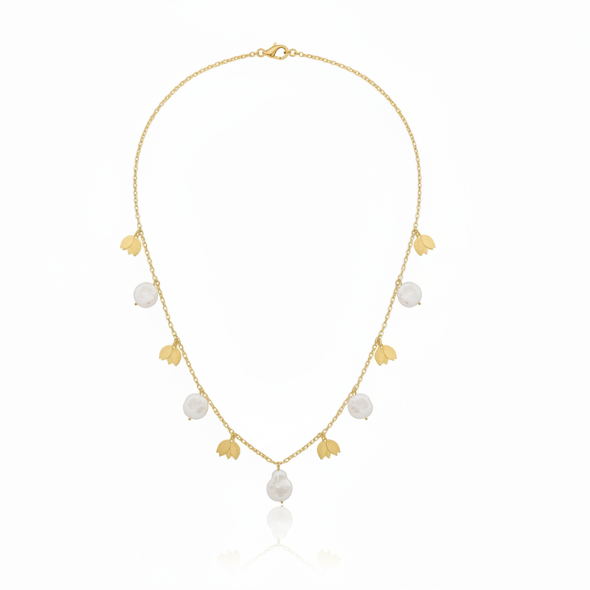 Ami Pearl Charm chain