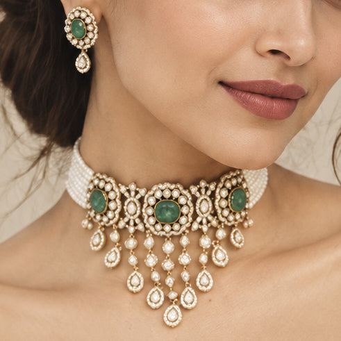 Mint Jiya Bridal Choker set