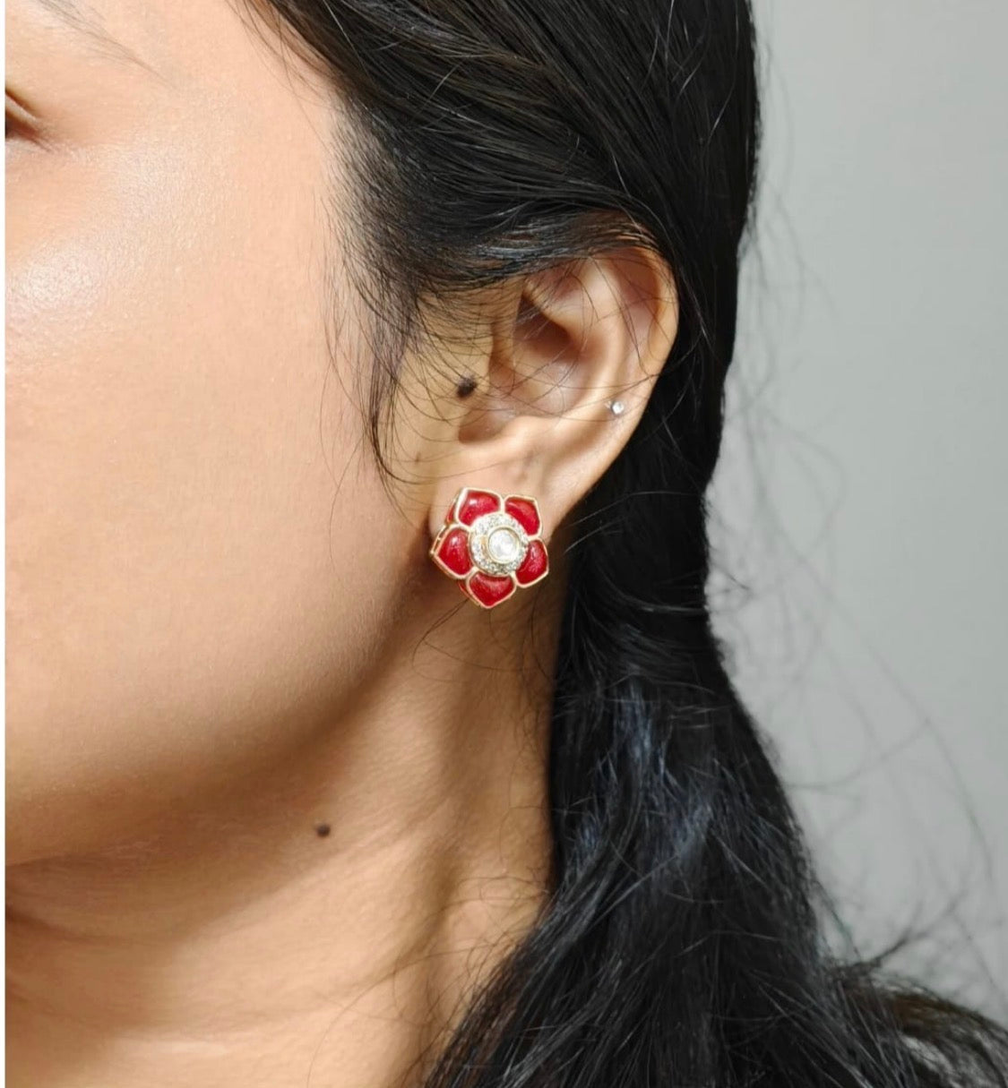 Red Tanya Earrings