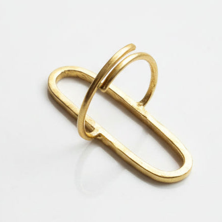 NeedleEye Brass ring