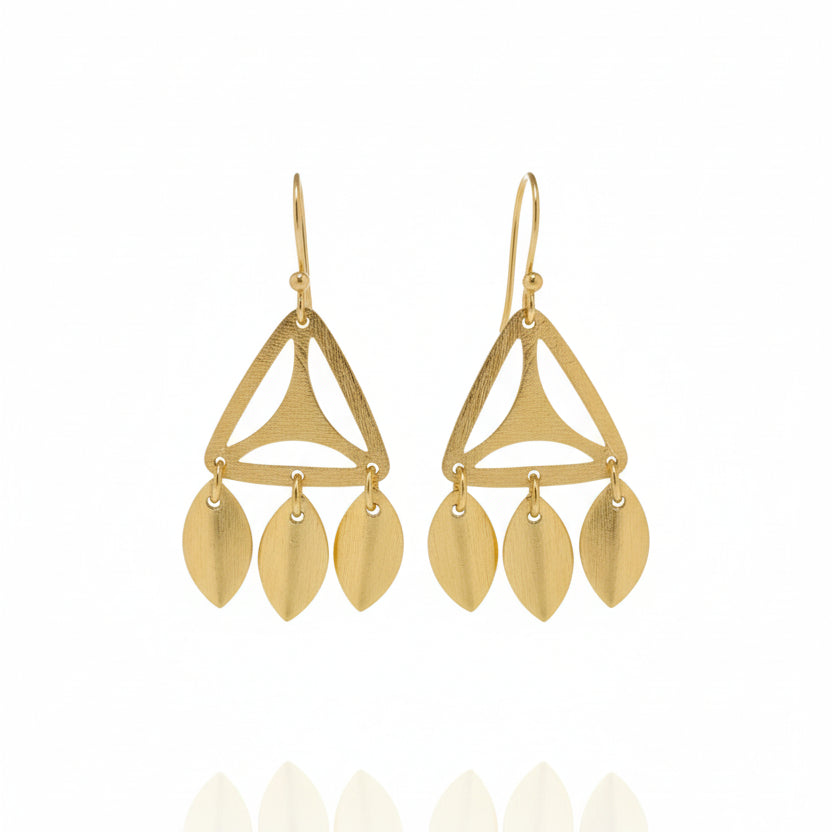 Glam Triangle earrings