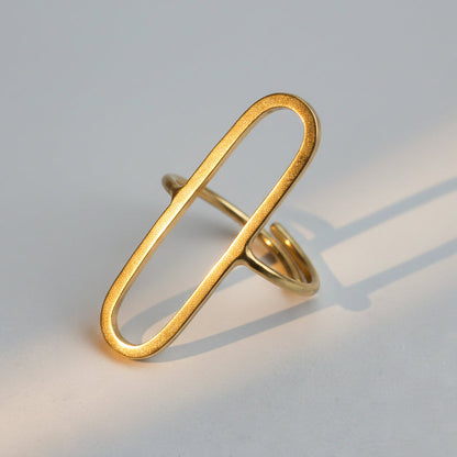 NeedleEye Brass ring