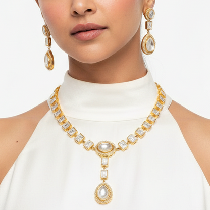 Opera Polki Necklace Set