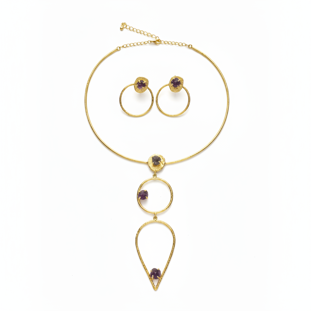 Glam Damsel Necklace Set