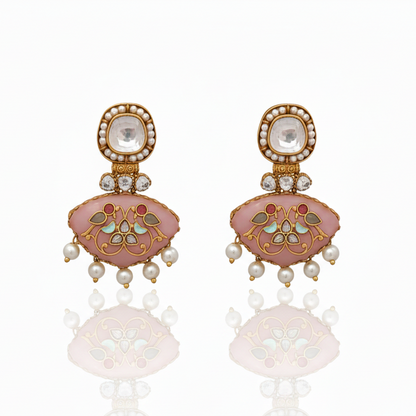 Pastel Pink Paro earrings