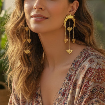 Glam Cascade Earrings