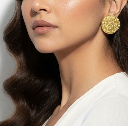 Glam Sikka Gold Earrings