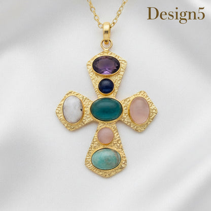 Glam Velora Cross Pendant Chain