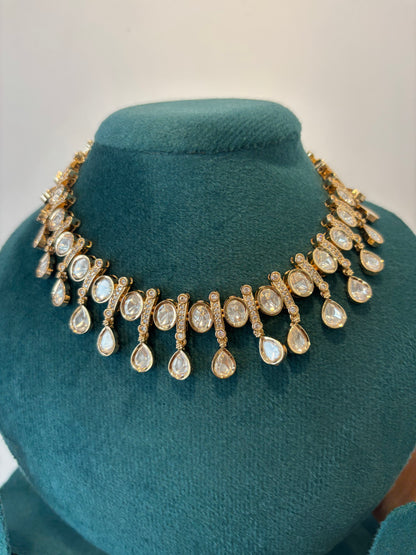 Mahin Polki Necklace Set
