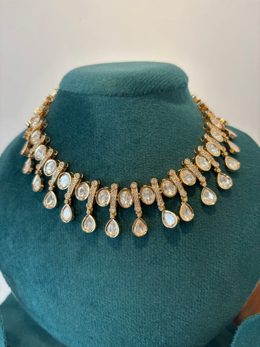 Mahin Polki Necklace Set