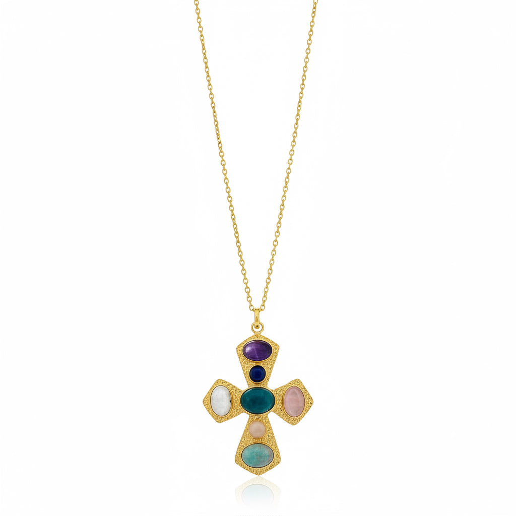 Glam Velora Cross Pendant Chain