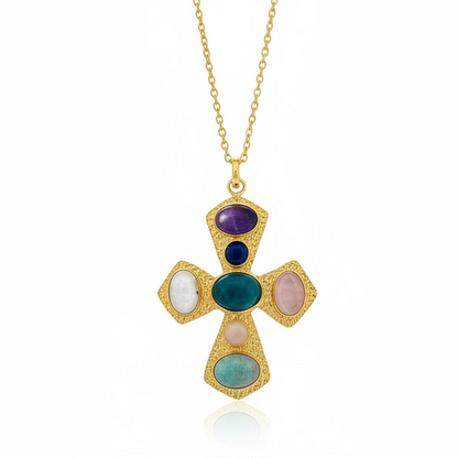 Glam Velora Cross Pendant Chain