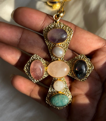 Glam Velora Cross Pendant Chain