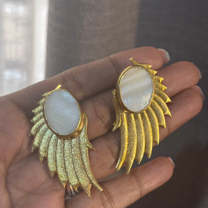 Glam HotWing stud earrings