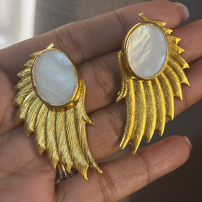 Glam HotWing stud earrings