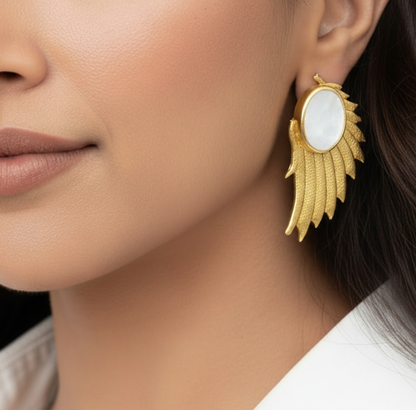 Glam HotWing stud earrings