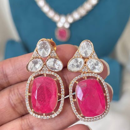 Jiya Polki Necklace Set