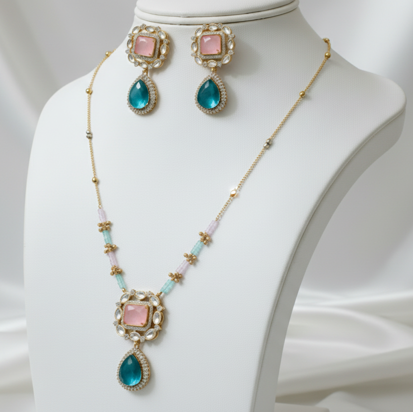 Lisa Polki Necklace Set