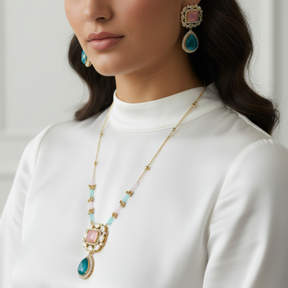 Lisa Polki Necklace Set