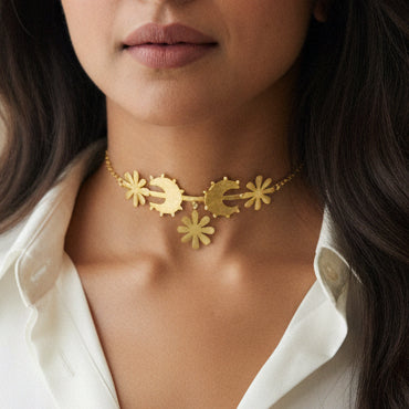 Tribal Moonlight Choker