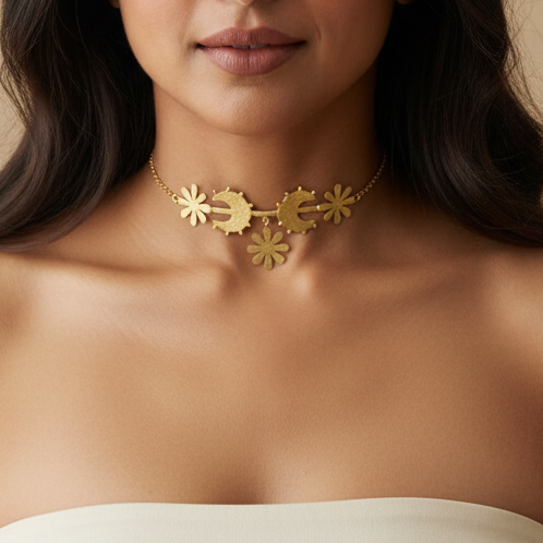 Tribal Moonlight Choker