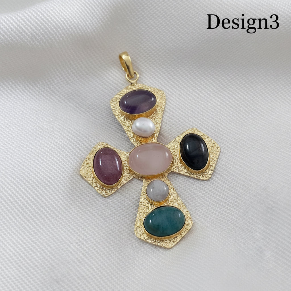 Glam Velora Cross Pendant Chain