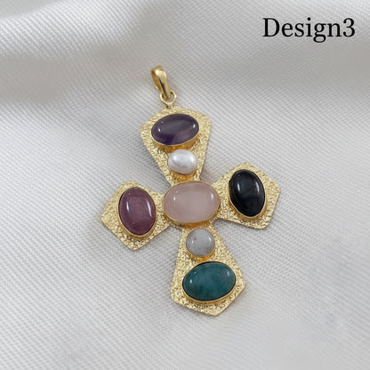 Glam Velora Cross Pendant Chain