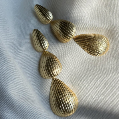 Glam Marvelle Brass earrings