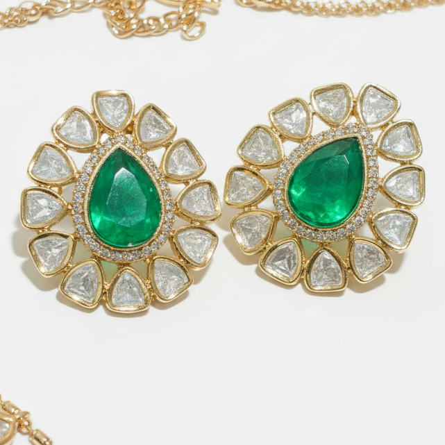 Manvi Polki Necklace Set