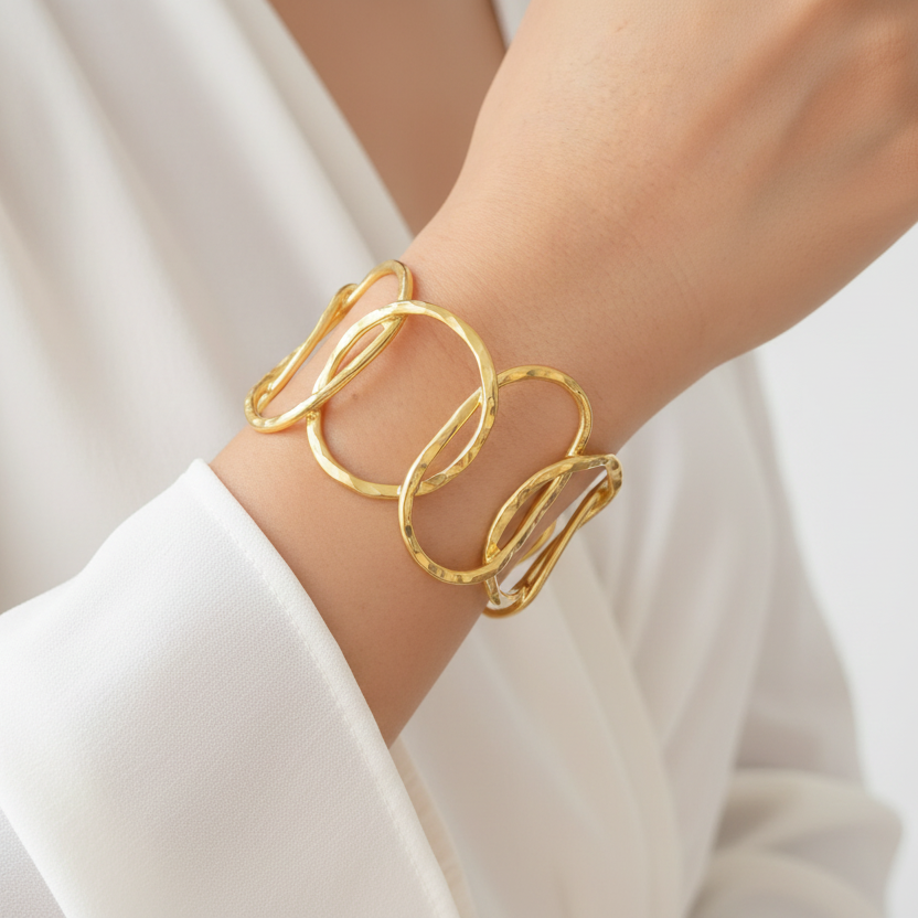 Laura Link Handcuff Bracelet