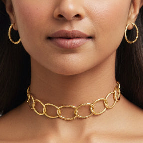 Glam Link Choker set