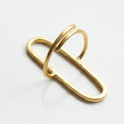 NeedleEye Brass ring