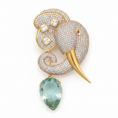 Mint Tuska Brooch