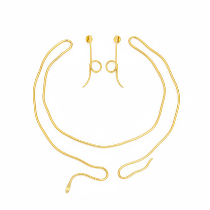 Glam Serpentine Necklace set