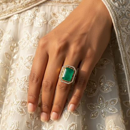 Jardin doublet ring