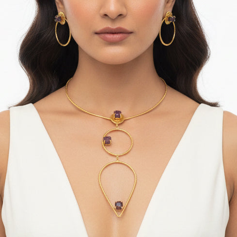 Glam Damsel Necklace Set
