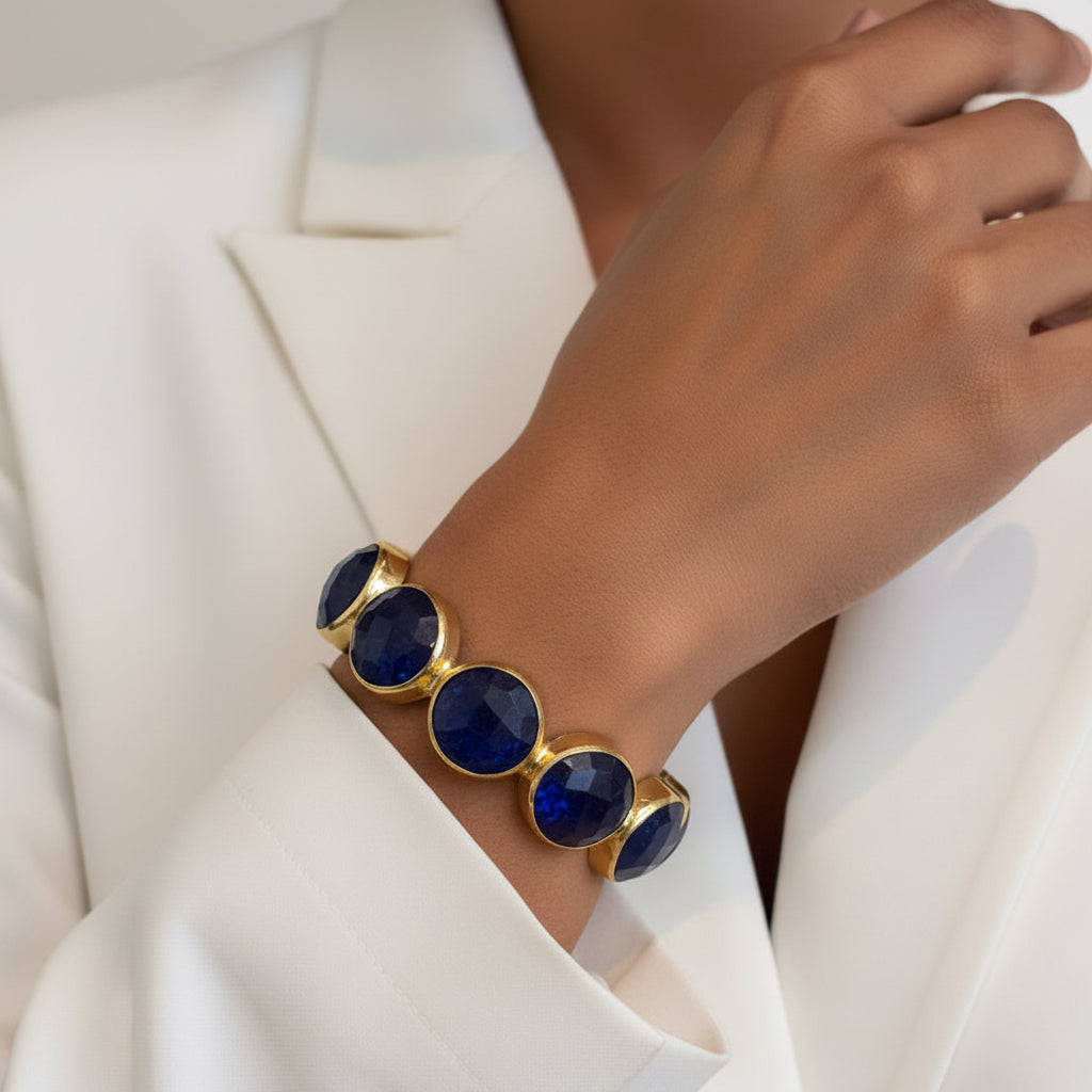 Royal Blue Kiran Hand cuff