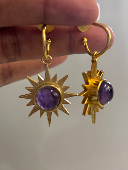 Glam SunCharm Necklace set