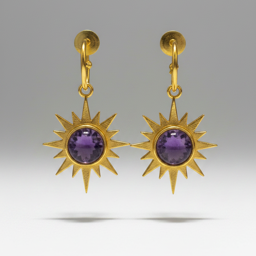 Glam SunCharm Necklace set