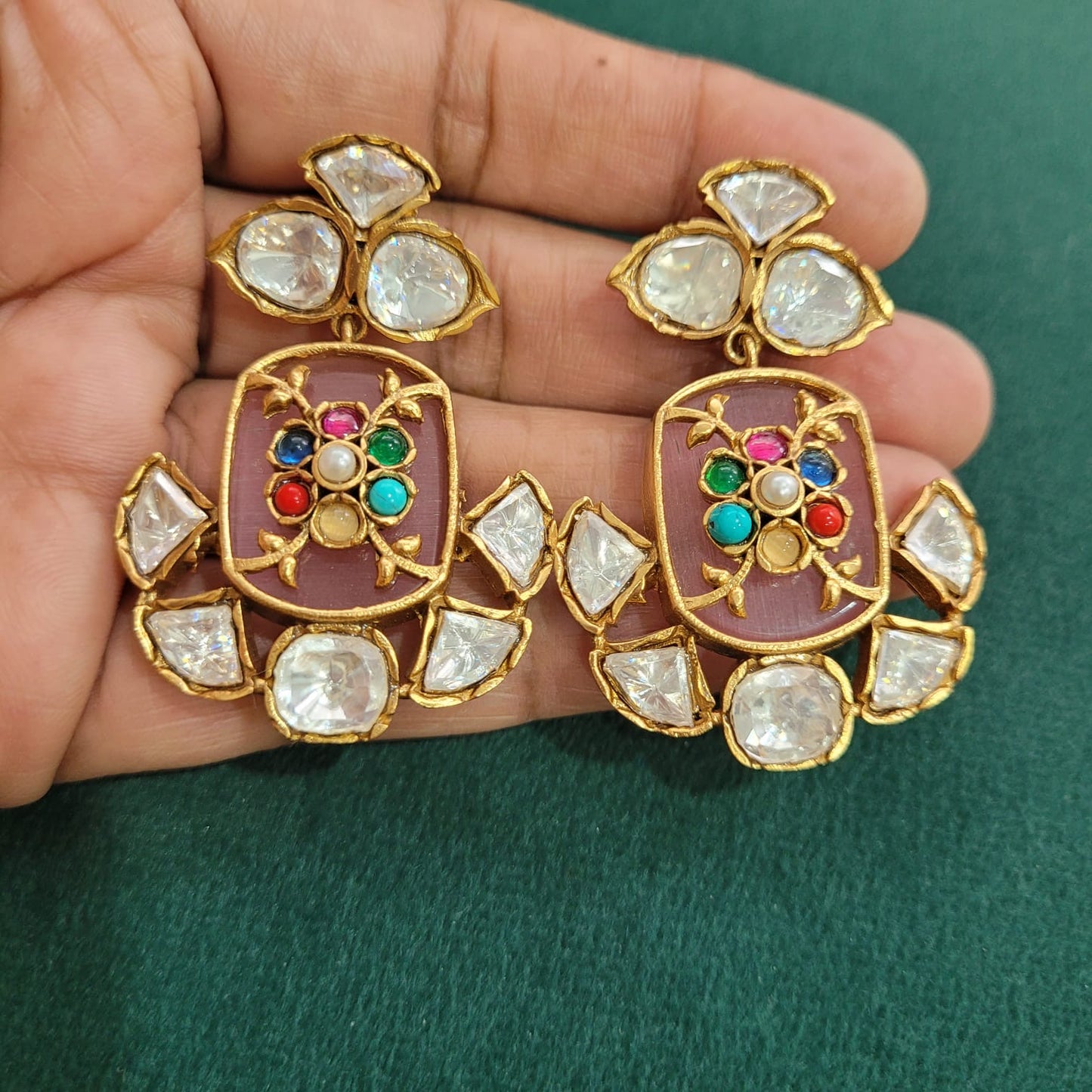 Pink Behnaz Necklace Set