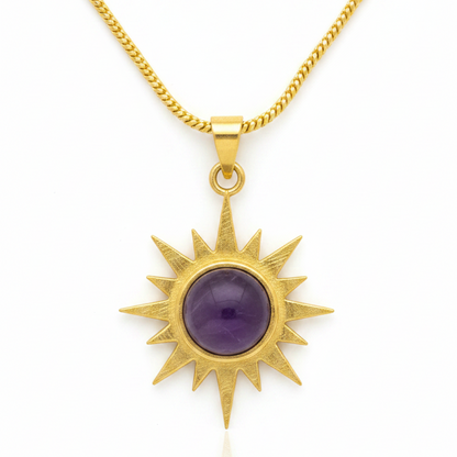 Glam SunCharm Necklace set
