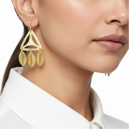 Glam Triangle earrings