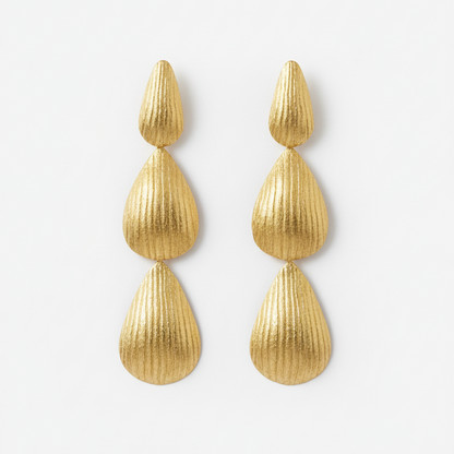Glam Marvelle Brass earrings