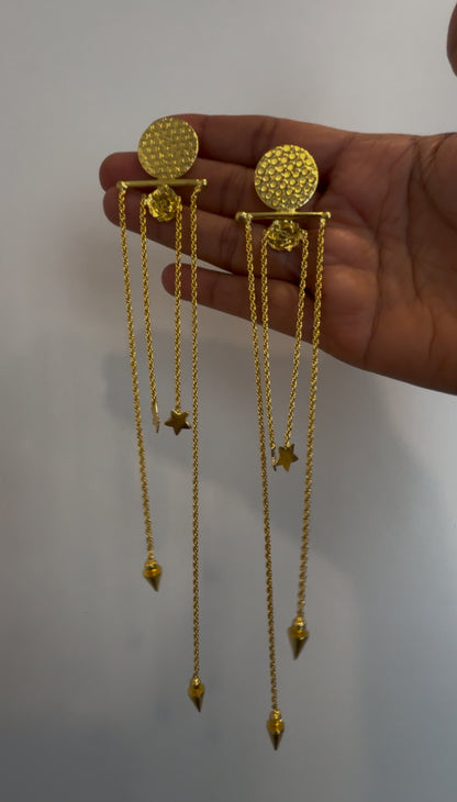 Glam Paloma tassel earrings