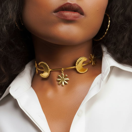 Tribal Moonlight Choker