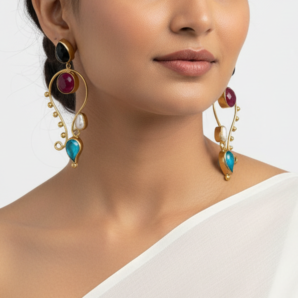 Glam Lantern Earrings