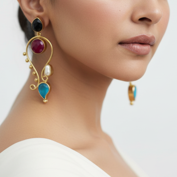 Glam Lantern Earrings