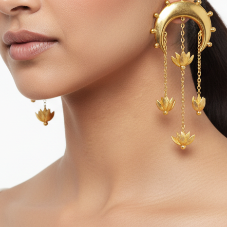Glam Cascade Earrings