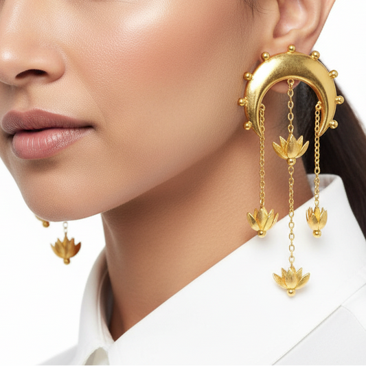 Glam Cascade Earrings