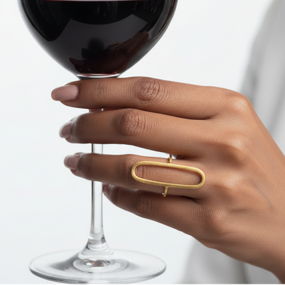 NeedleEye Brass ring